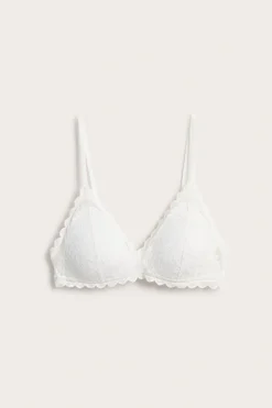 Stanik z koronki, bez fiszbin