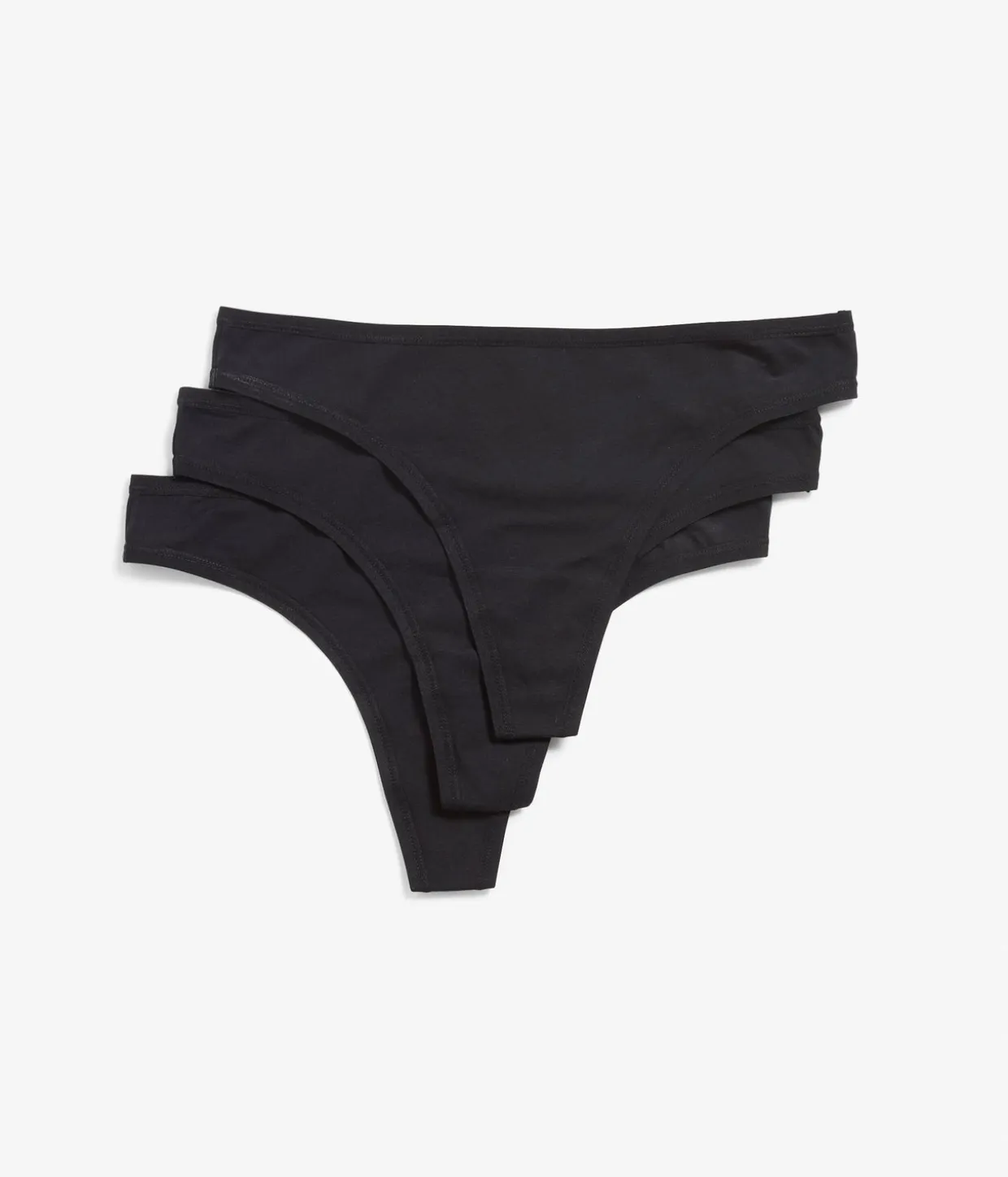 Stringi z bawełny 3-pack
