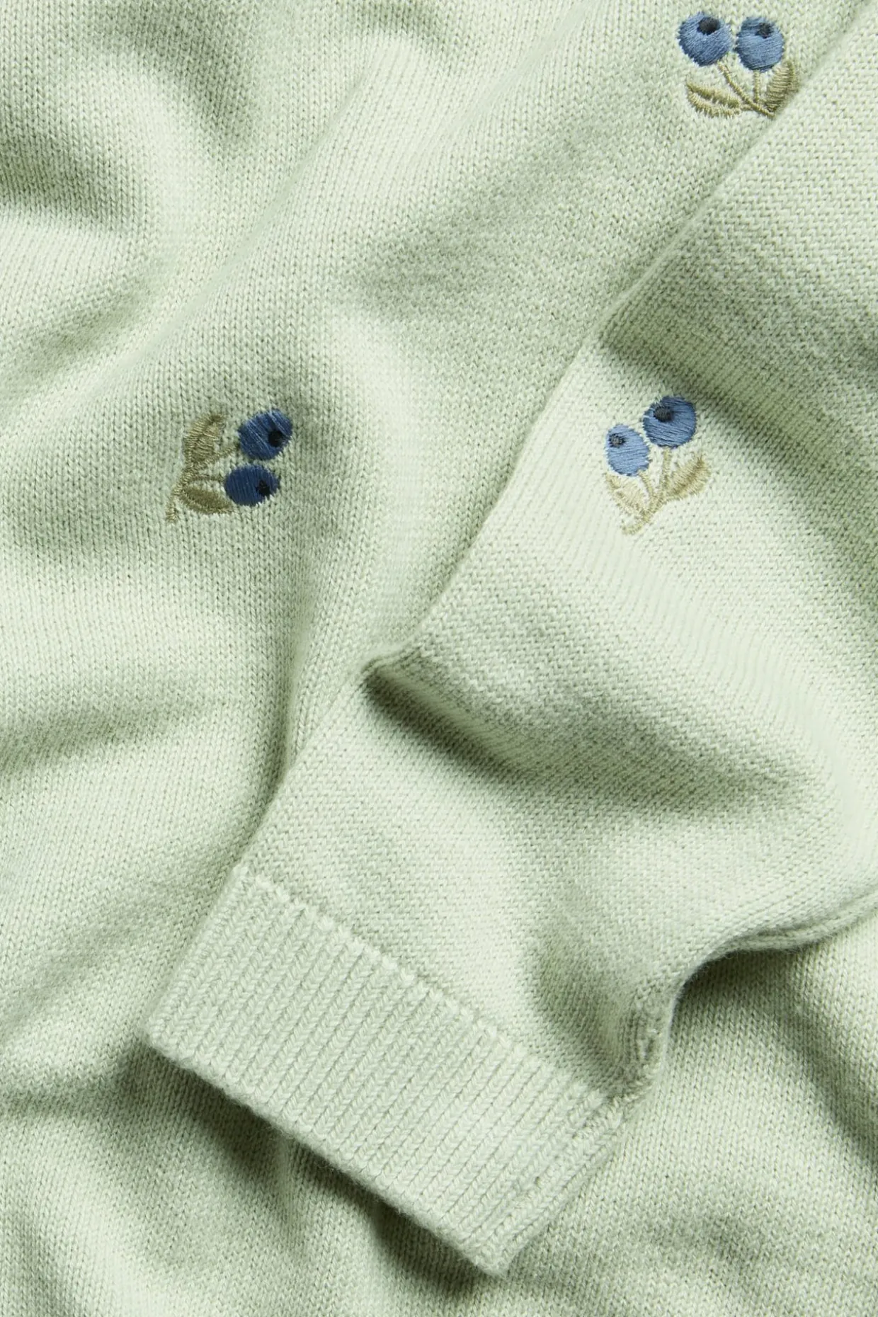 Sweter z żakardowej dzianiny