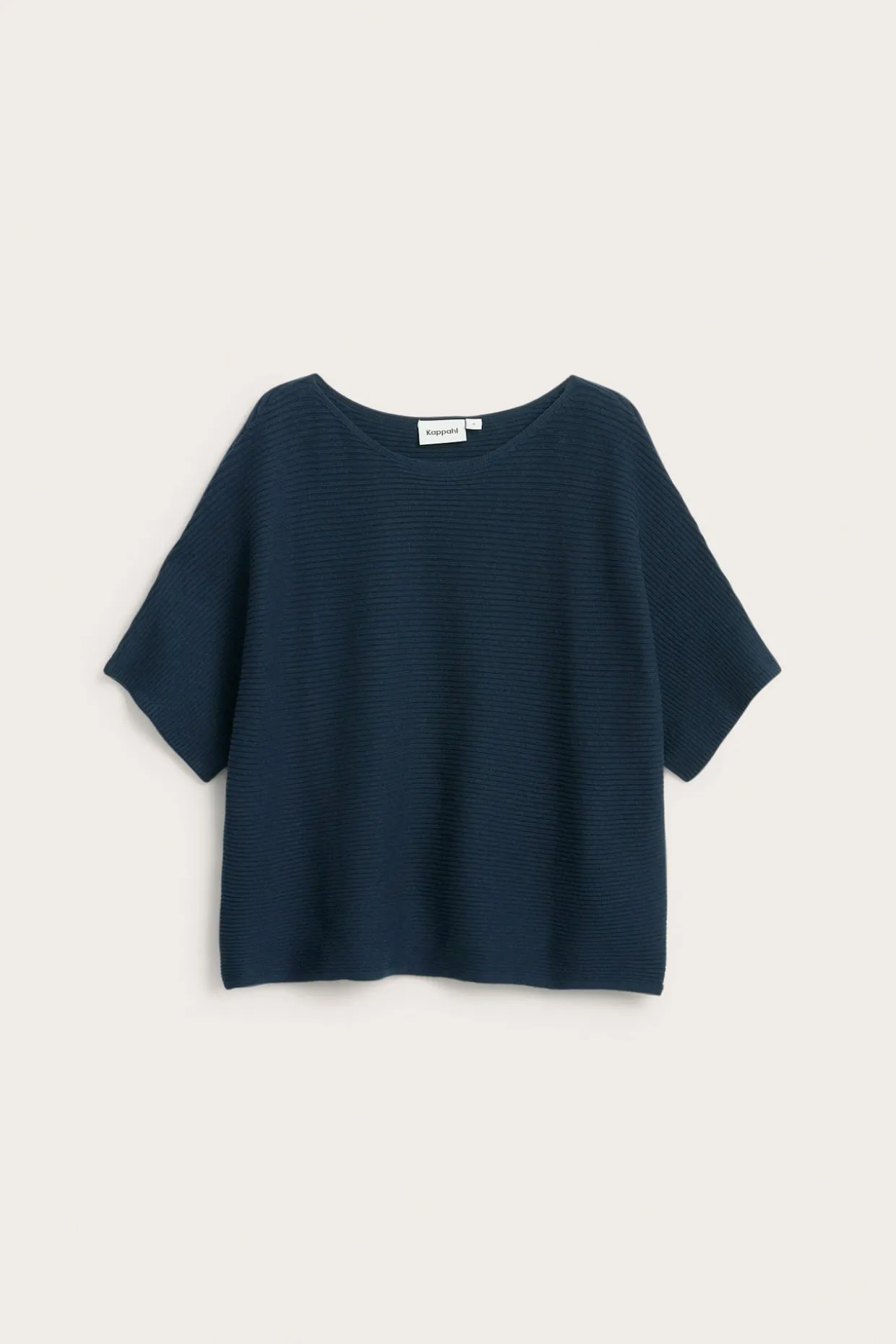 Sweter z prążkowanej dzianiny