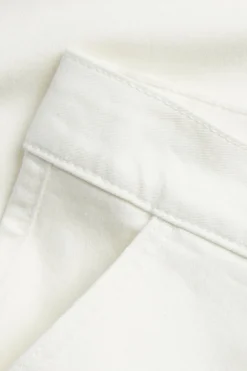 Szerokie spodnie z tkaniny twill