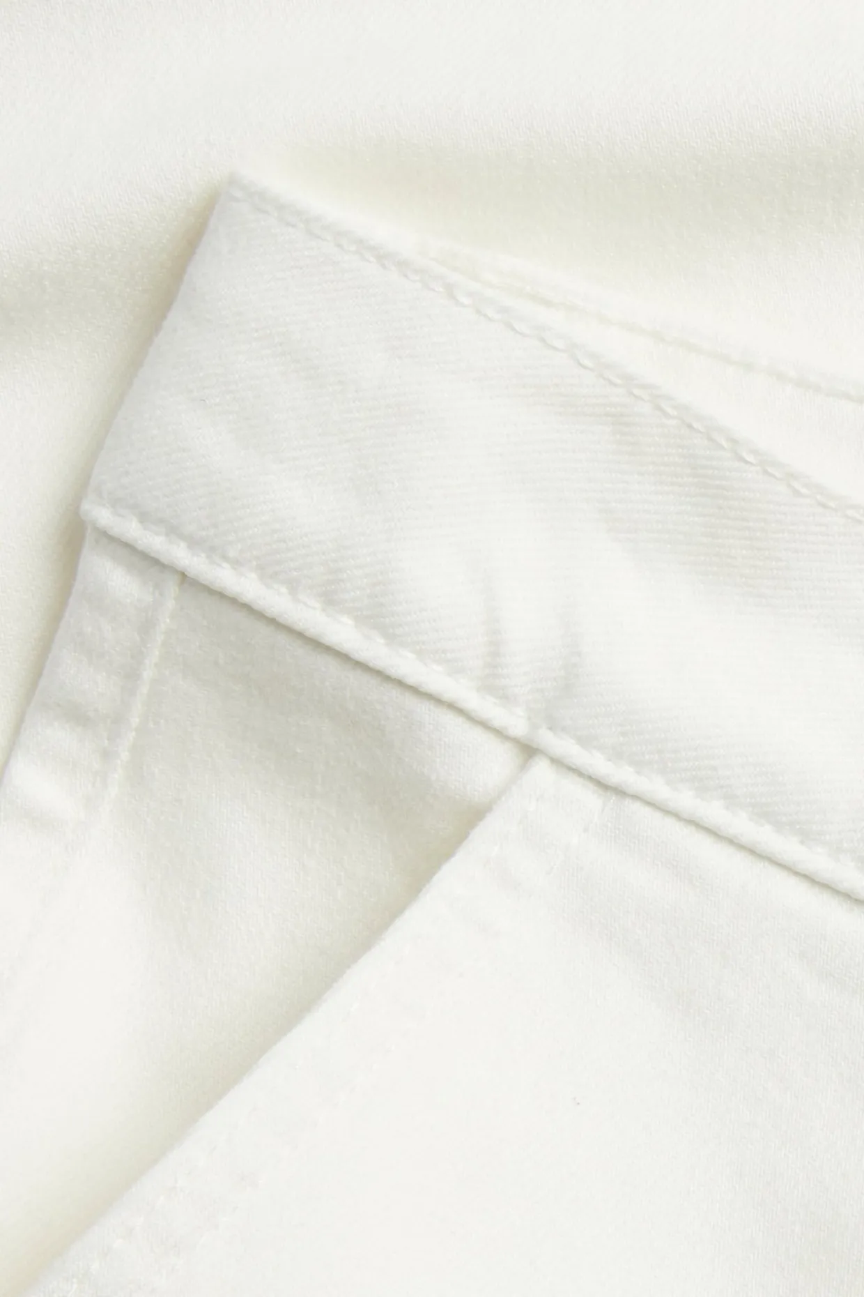 Szerokie spodnie z tkaniny twill