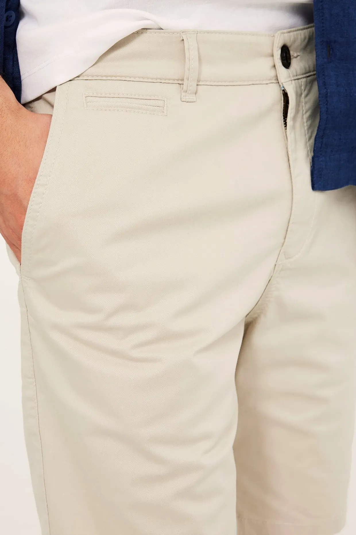 Szorty chino z bawełny twill