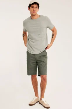 Szorty chino z bawełny twill