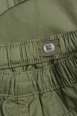 Szorty z bawełny twill