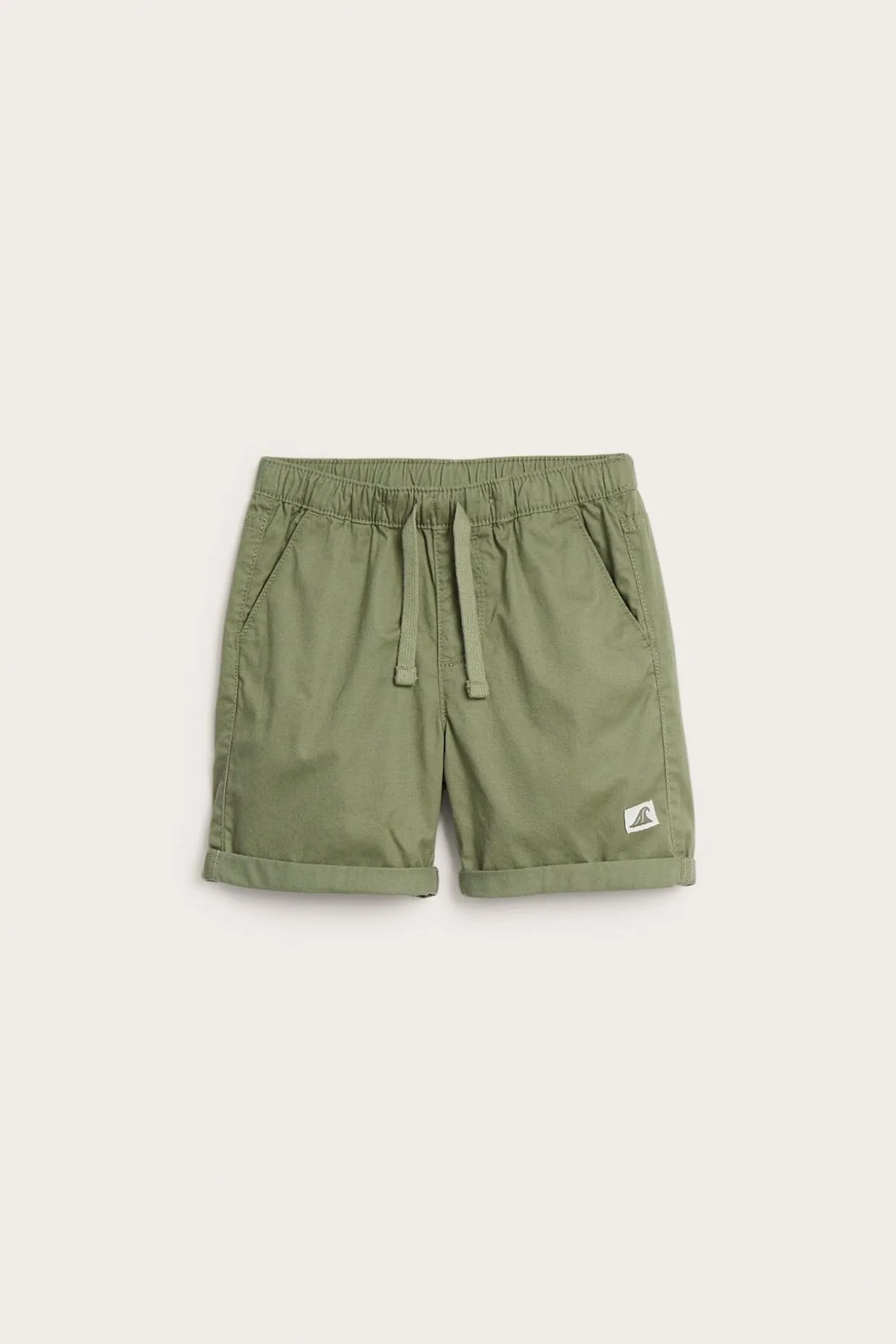 Szorty z bawełny twill
