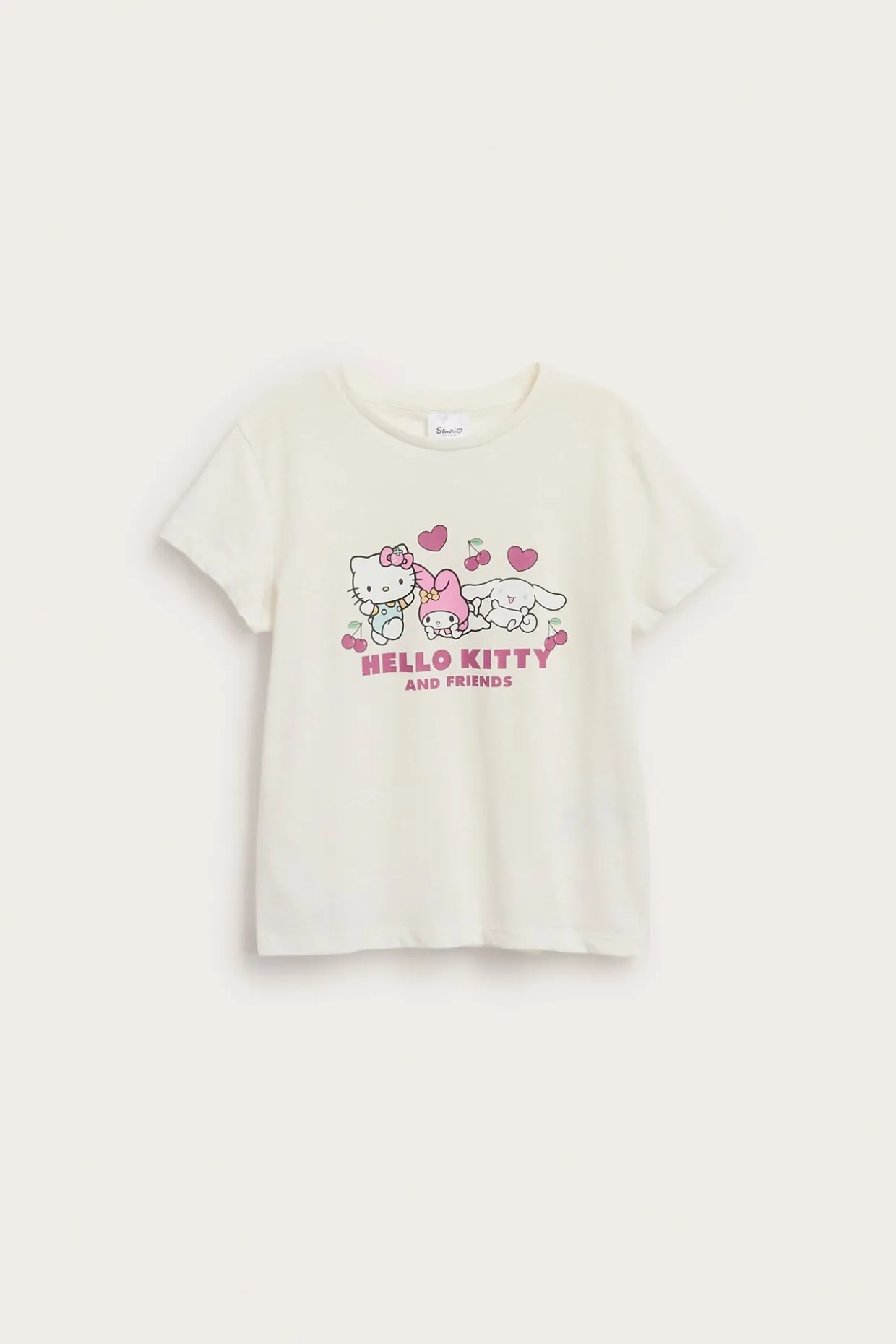 Top z krótkim rękawem, z motywem Hello Kitty
