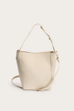 Torba typu bucket, z imitacji zamszu