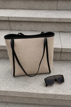 Torba typu tote ze słomki