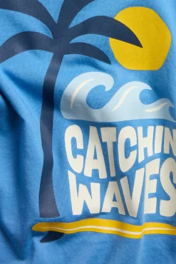 T-shirt bawełniany z krótkimi rękawami, z nadrukiem