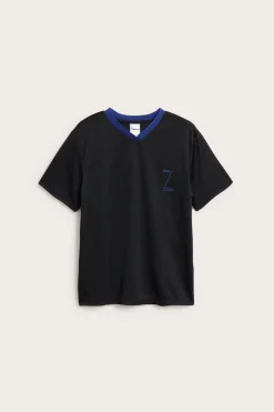 T-shirt do ćwiczeń, z dekoltem w serek
