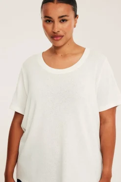 T-shirt o regularnym kroju, z mieszanki wiskozy