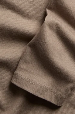 T-shirt oversize z długimi rękawami, z dzianiny bawełnianej