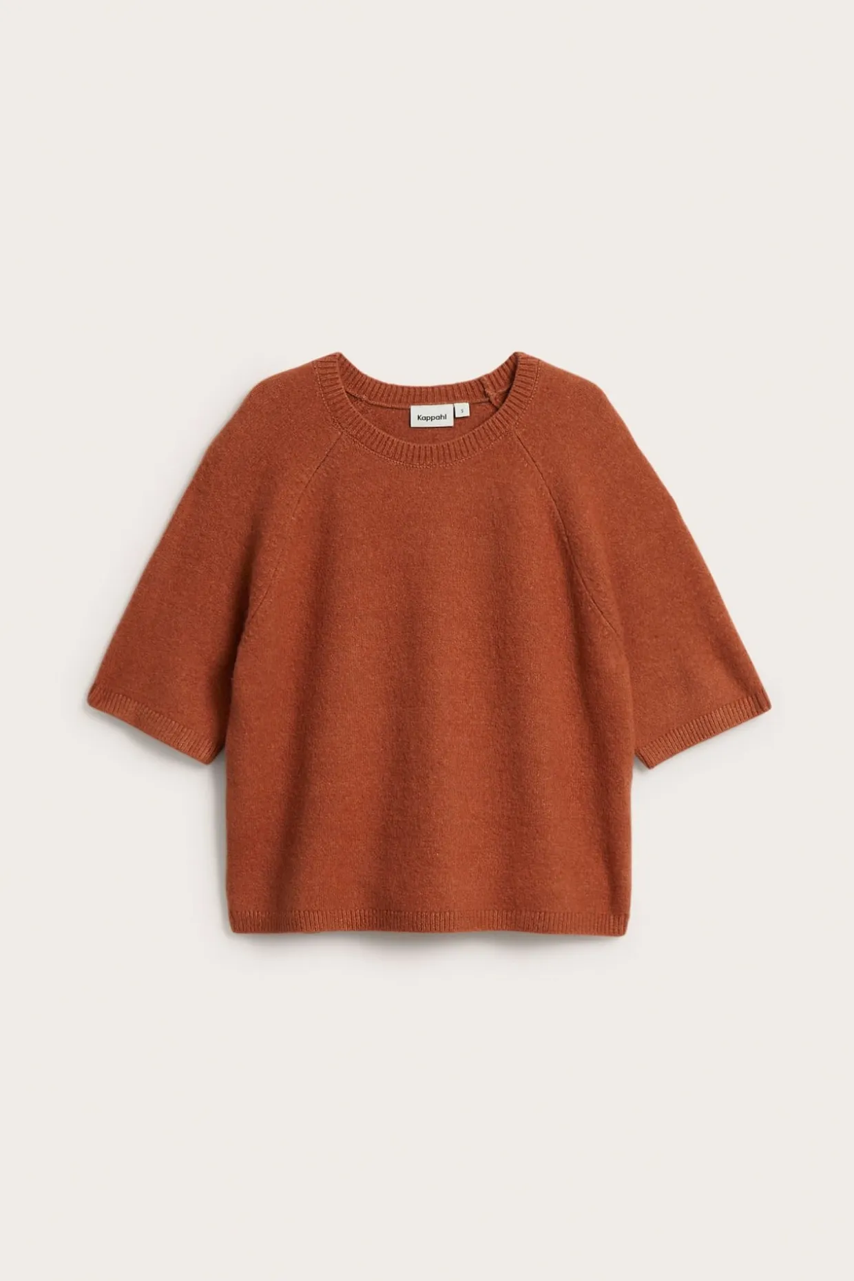 T-shirt oversize, z dzianiny