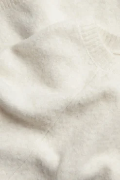 T-shirt oversize, z dzianiny