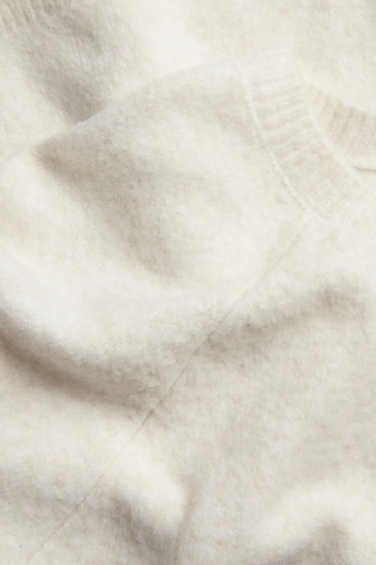 T-shirt oversize, z dzianiny