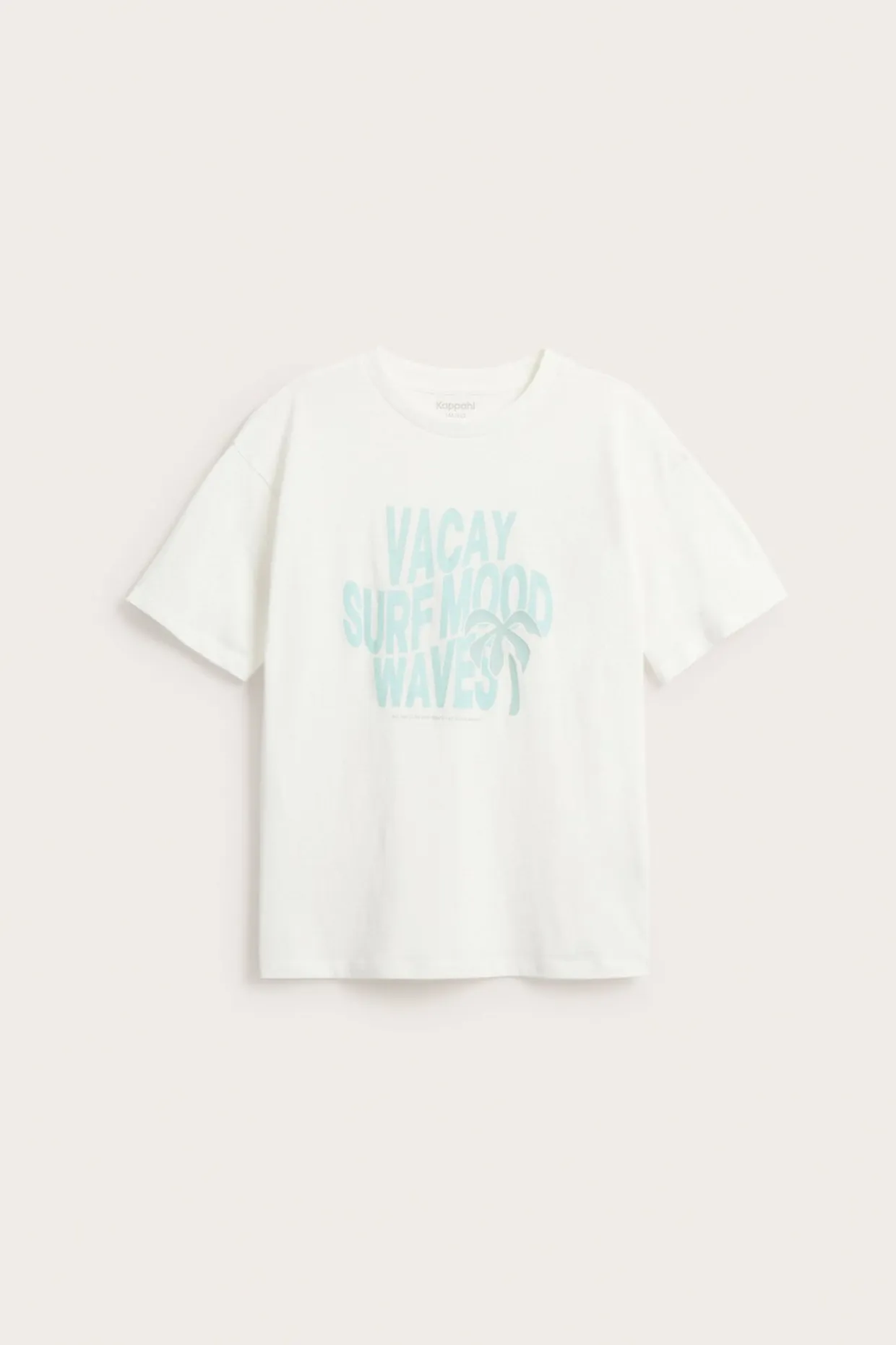 T-shirt oversize z nadrukiem