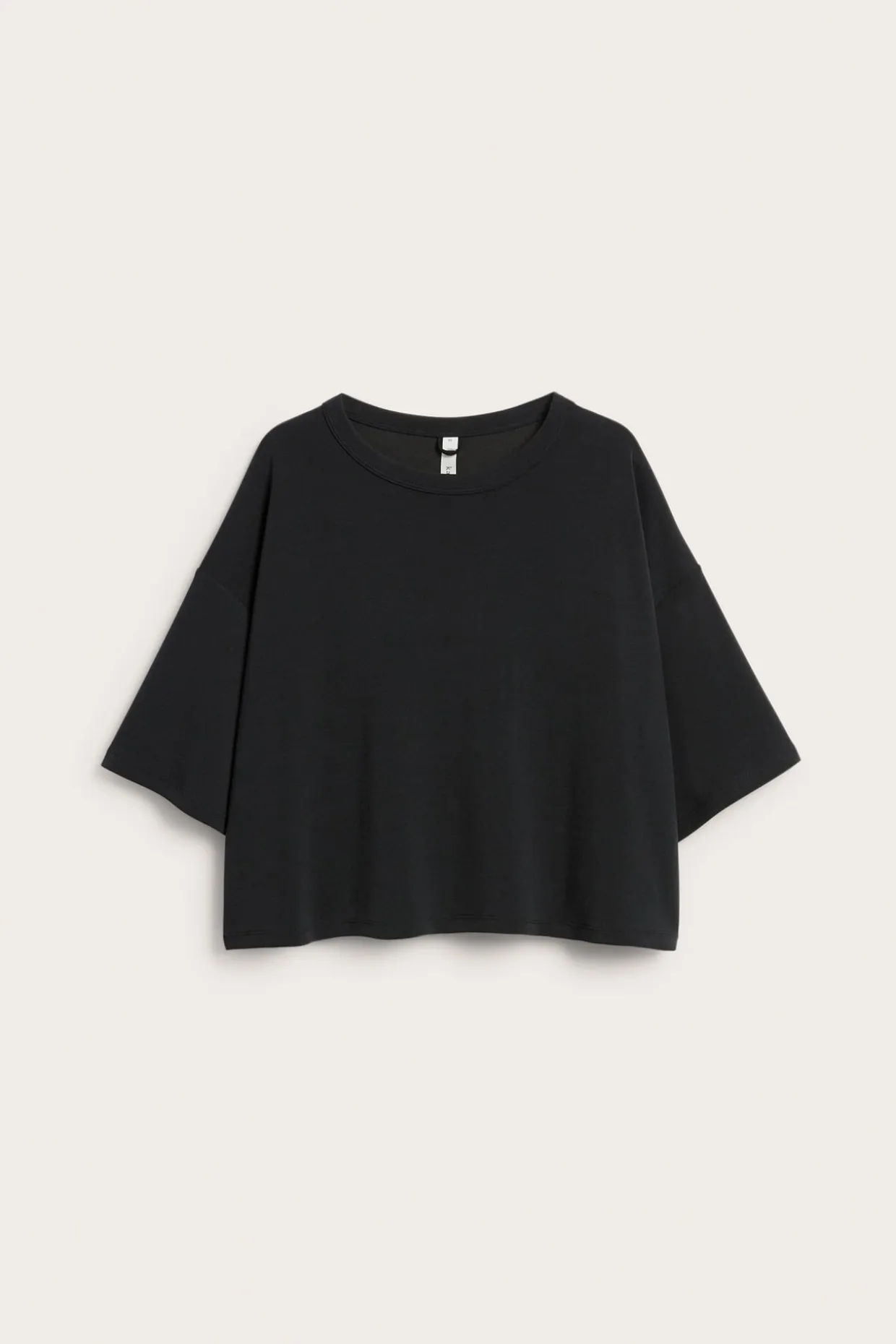 T-shirt pudełkowy z mieszanki modalu