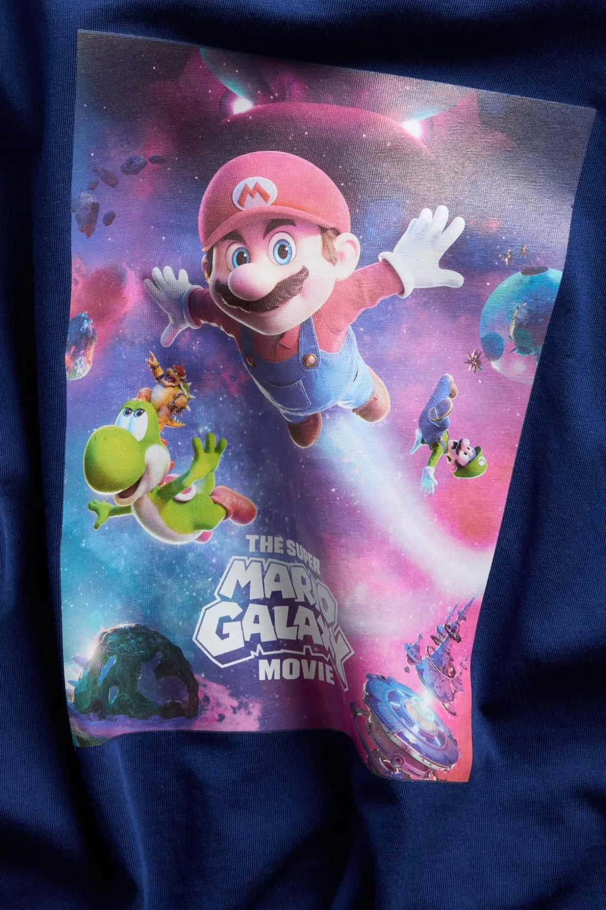 T-shirt Super Mario Galaxy, z bawełnianej dzianiny