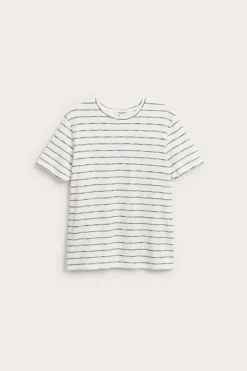 T-shirt w paski, z bawełny