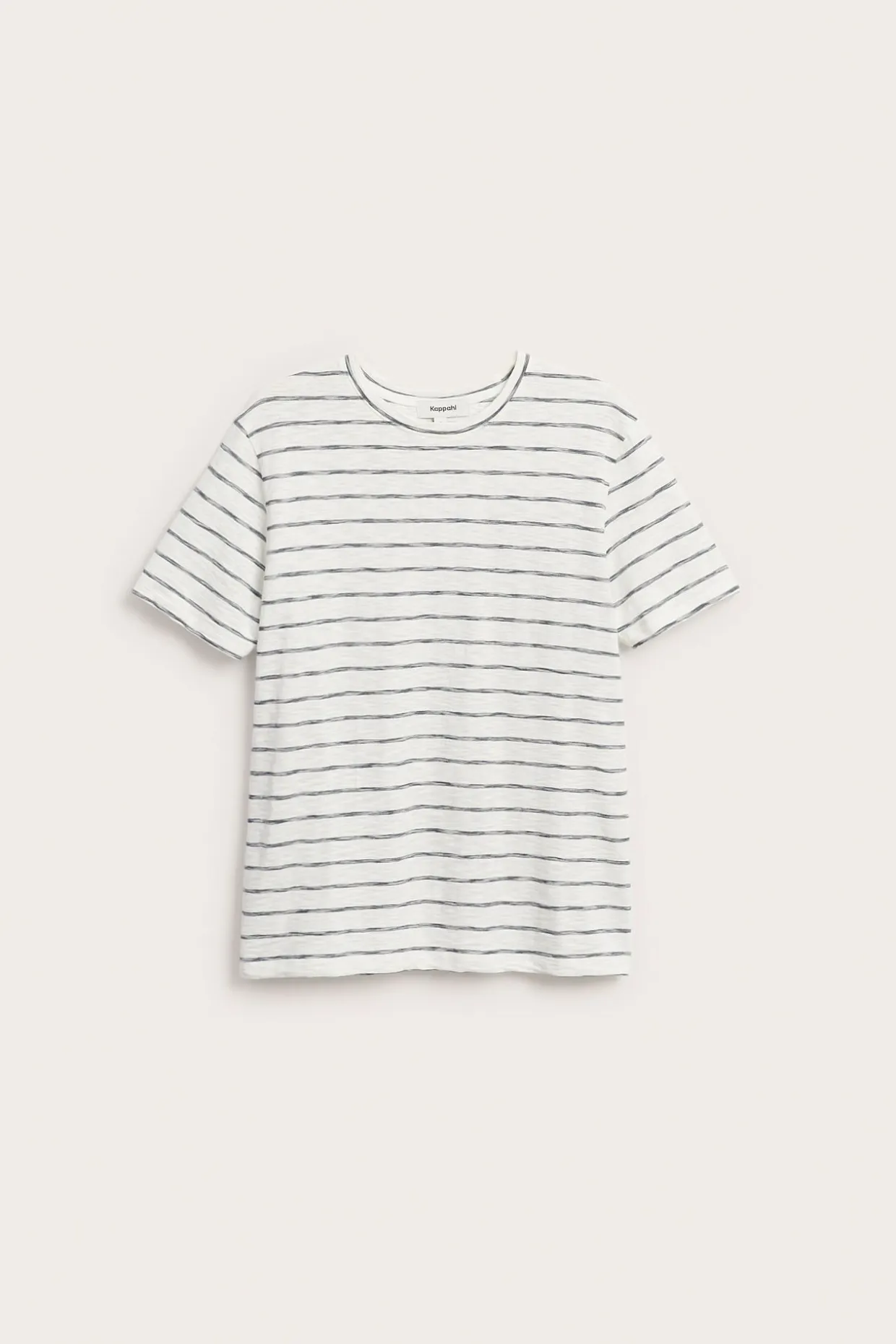 T-shirt w paski, z bawełny