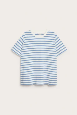 T-shirt w paski, z bawełny