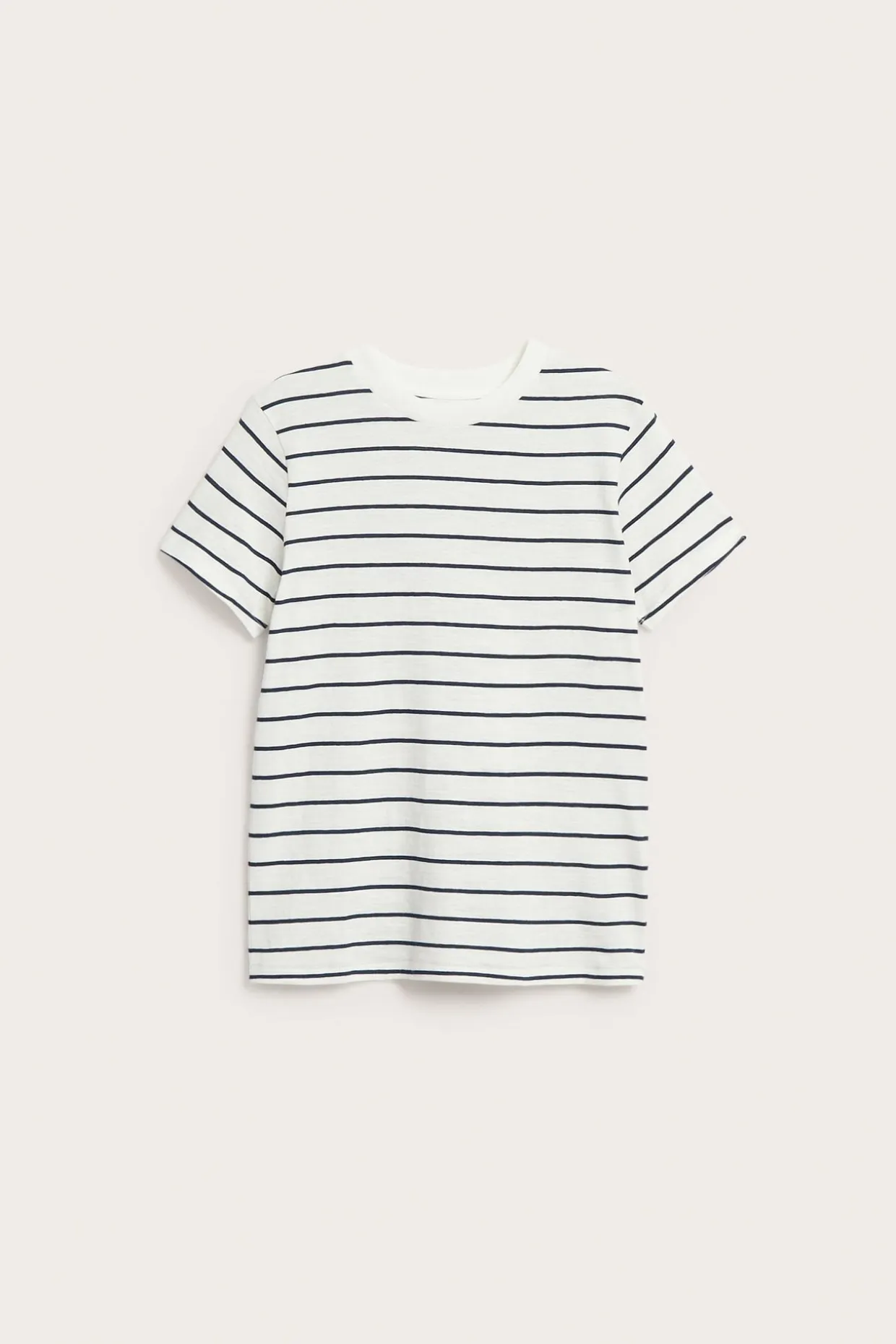 T-shirt w paski, z bawełny slub