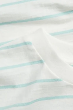 T-shirt w paski, z bawełny slub