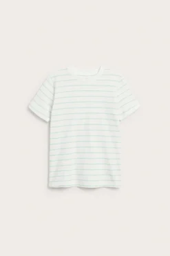 T-shirt w paski, z bawełny slub