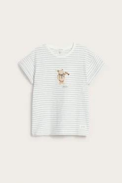 T-shirt z aplikacją z misiem