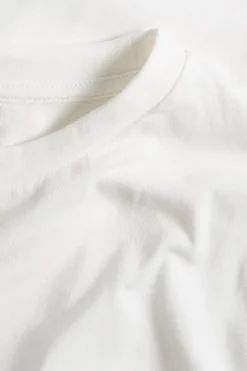 T-shirt z bawełnianej dzianiny, z krótkimi rękawami
