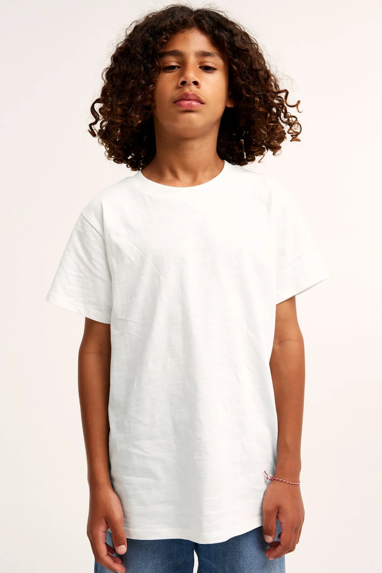 T-shirt z bawełnianej dzianiny, z krótkimi rękawami