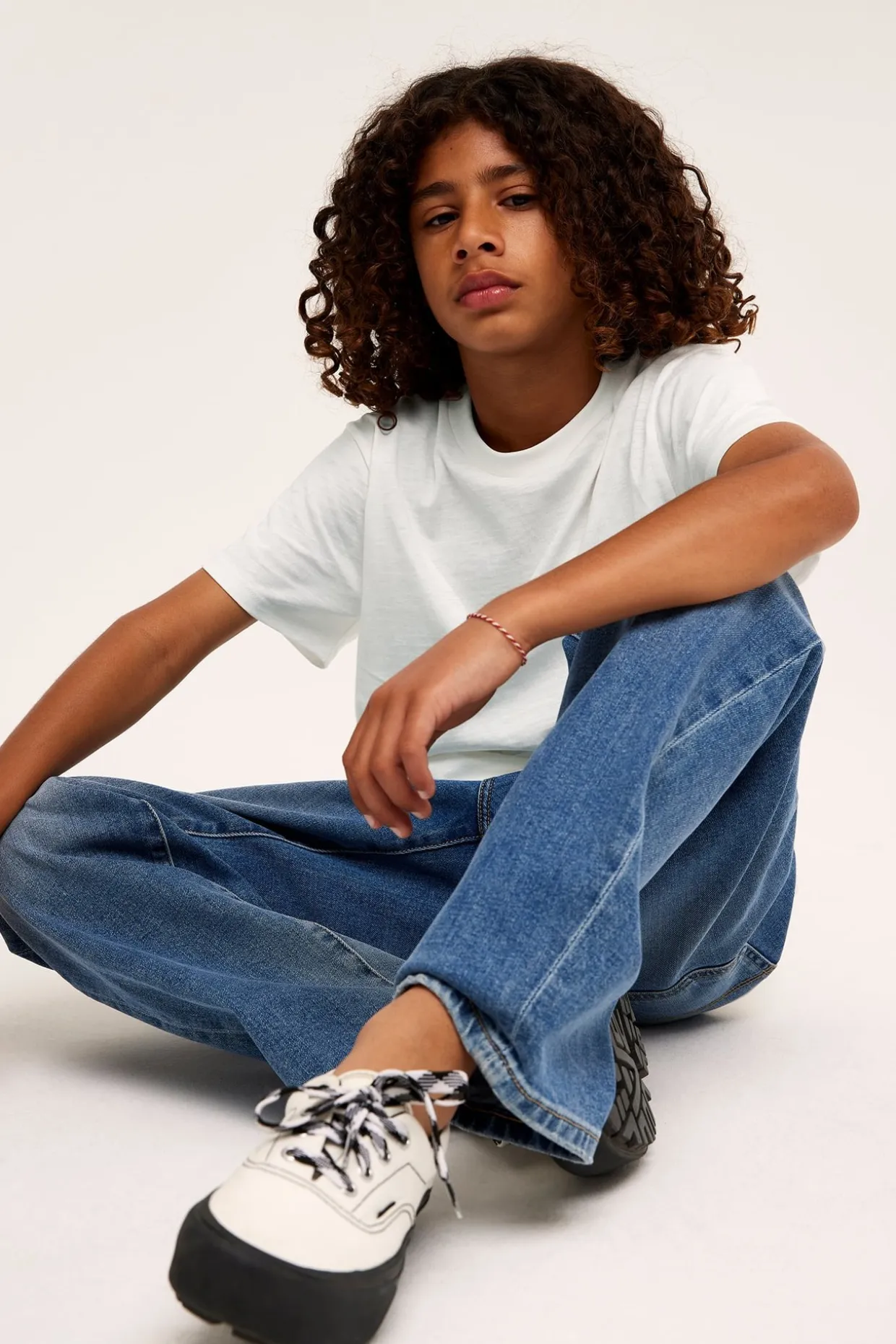 T-shirt z bawełnianej dzianiny, z krótkimi rękawami