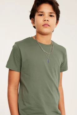 T-shirt z bawełnianej dzianiny, z krótkimi rękawami