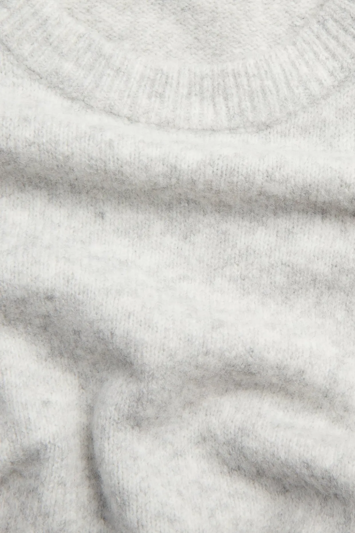 T-shirt z dzianiny o drobnym splocie