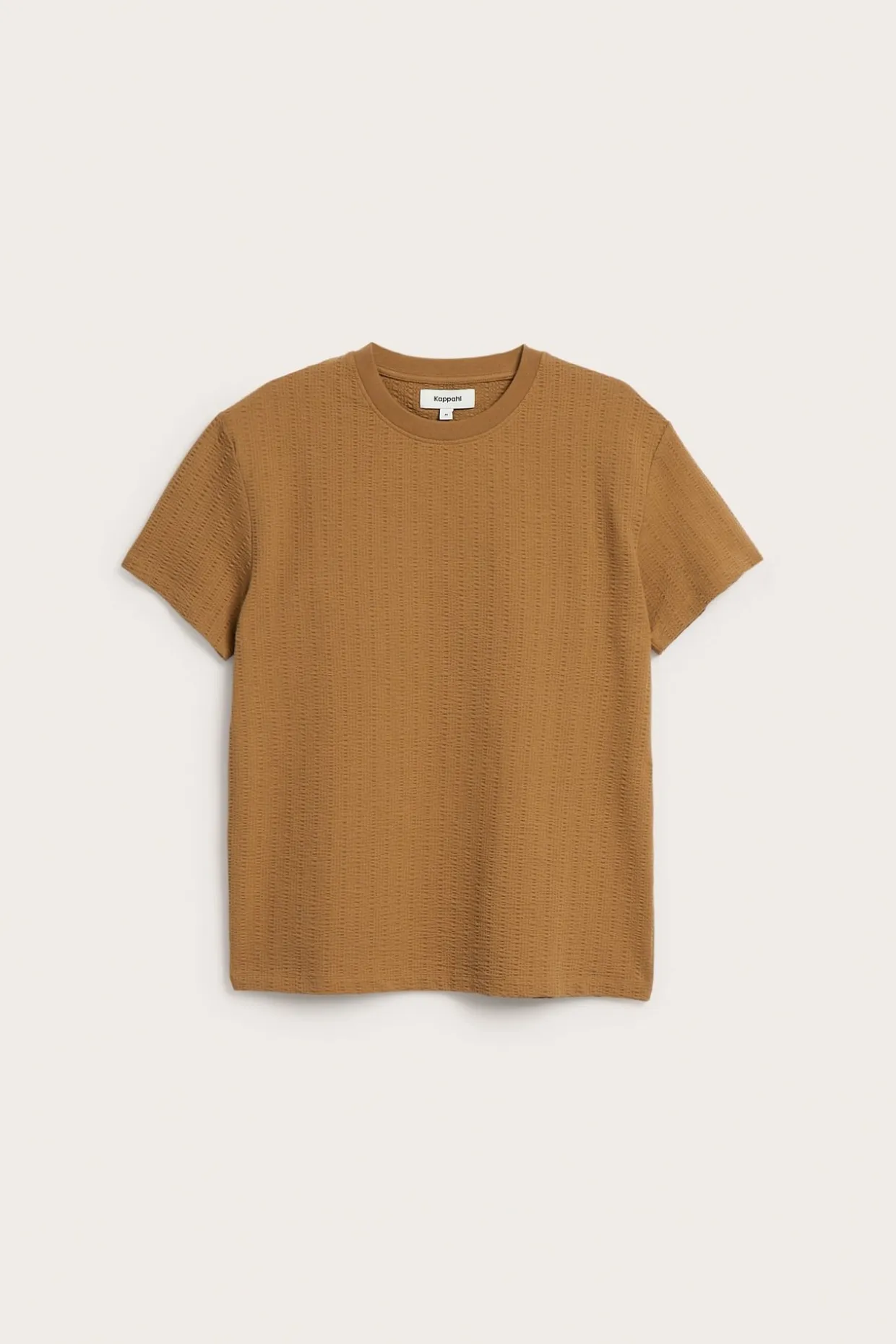 T-shirt ze strukturalnym wzorem, o regularnym kroju
