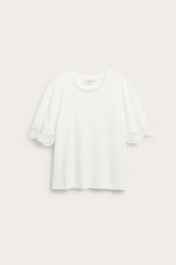 T-shirt z koronką