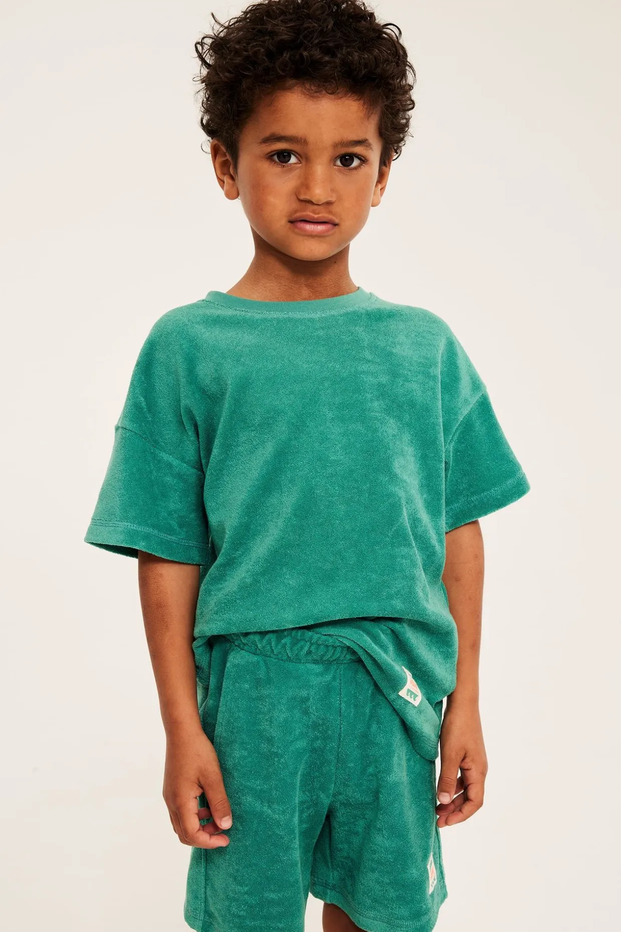 T-shirt z krótkimi rękawami, z froty
