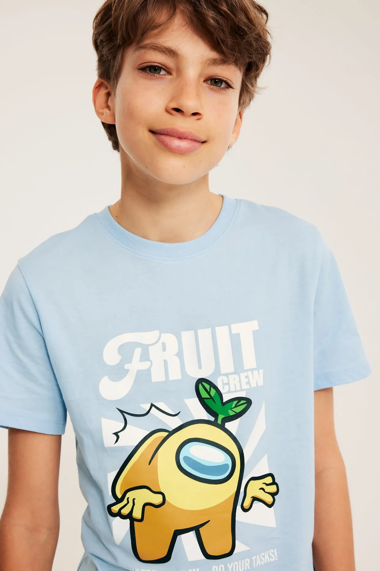 T-shirt z krótkimi rękawami, z nadrukiem Among Us