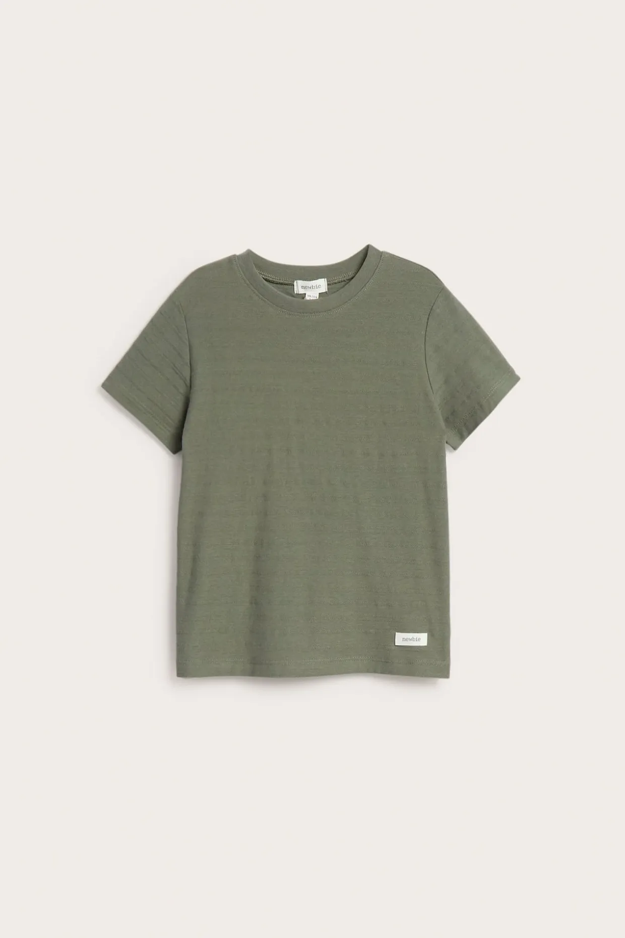 T-shirt z krótkim rękawem, o strukturalnej fakturze