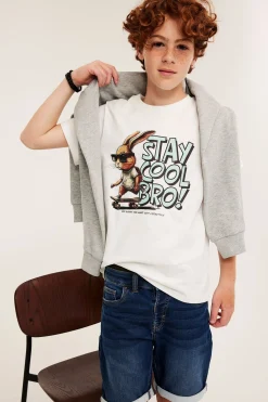 T-shirt z nadrukiem z przodu