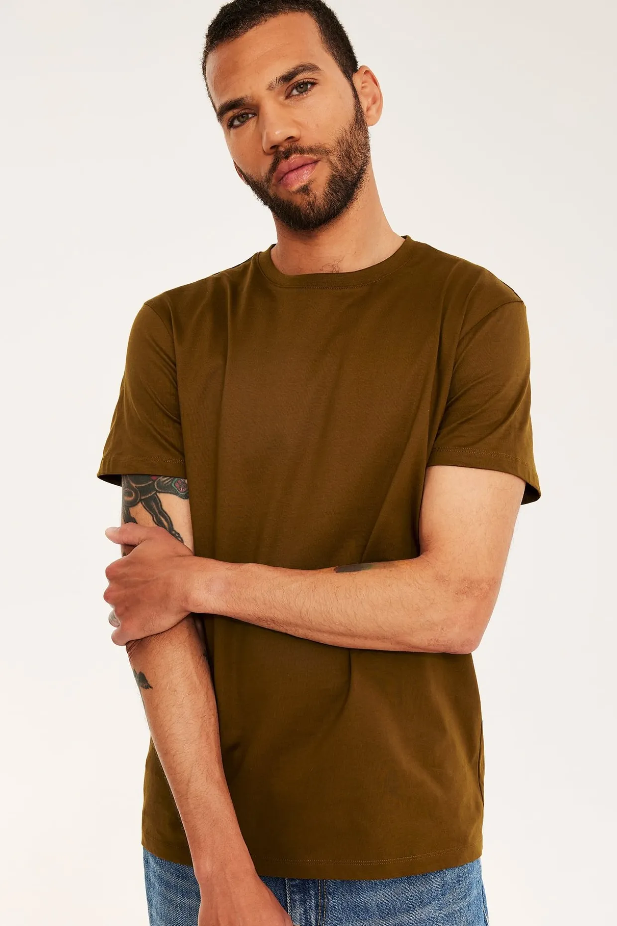 T-shirt z okrągłym dekoltem