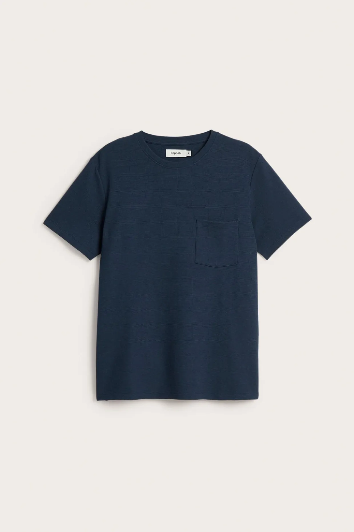 T-shirt z wzorem strukturalnym, regularny krój