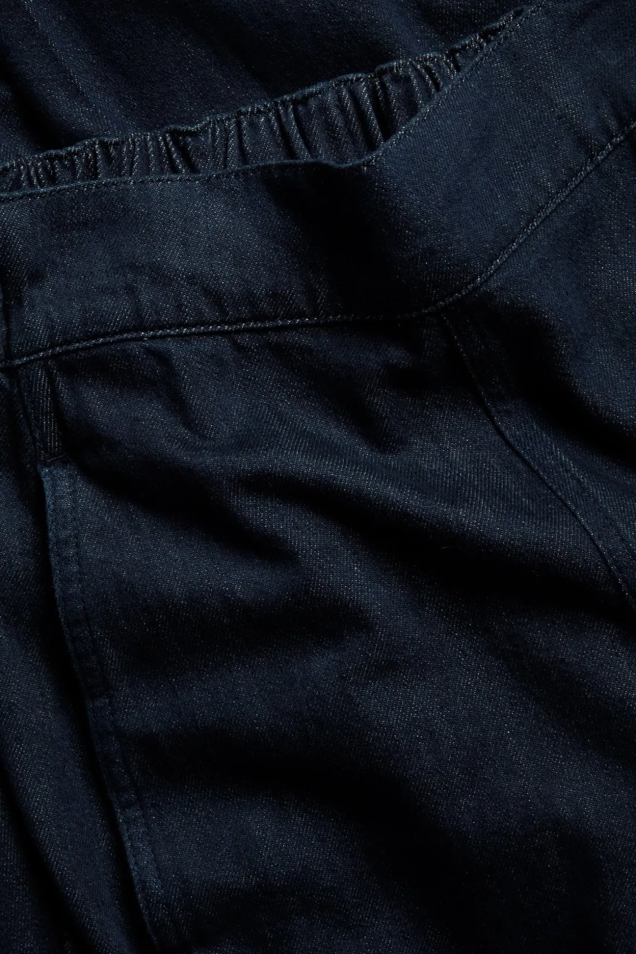 Wciągane jeansy barrel fit cropped