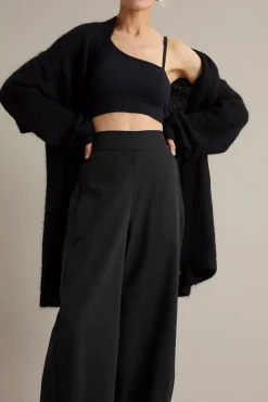 Wciągane spodnie barrel fit