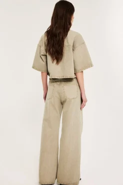 Wide jeans high waist