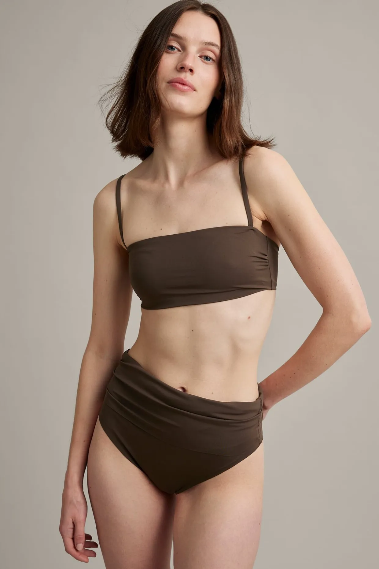 Wyściełany stanik od bikini typu bandeau