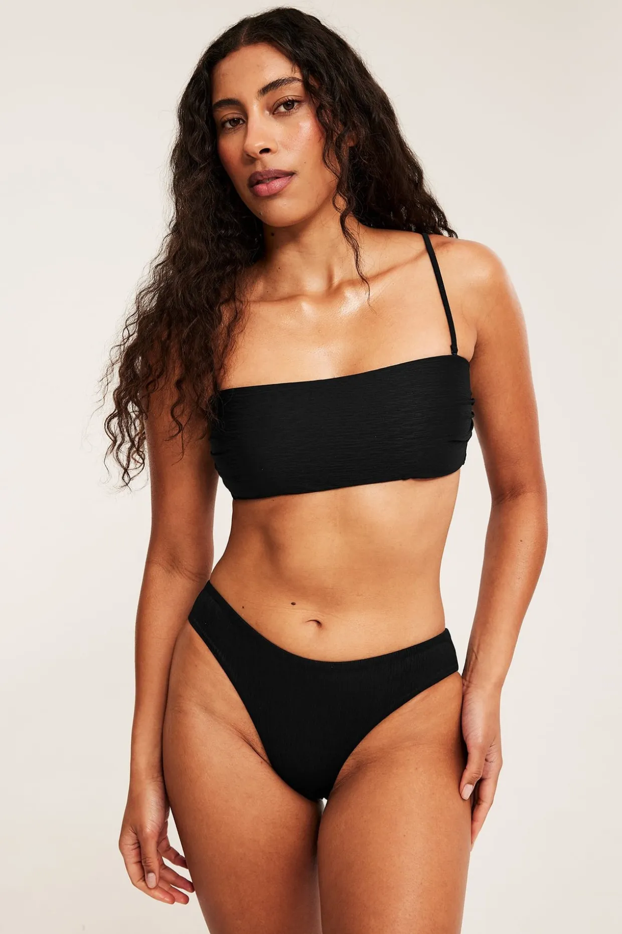 Wyściełany top od bikini typu bandeau