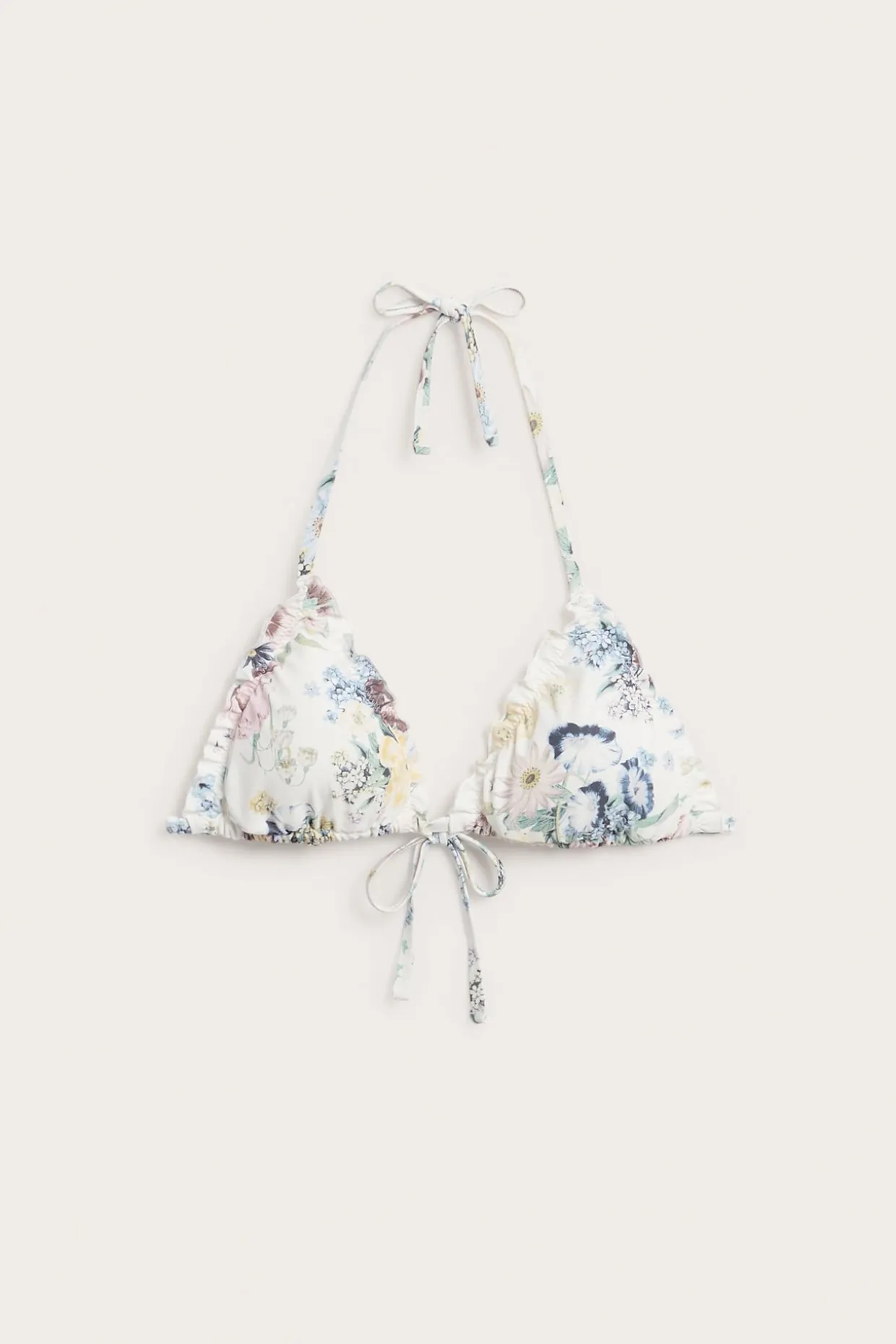 Wyściełany trójkątny stanik od bikini