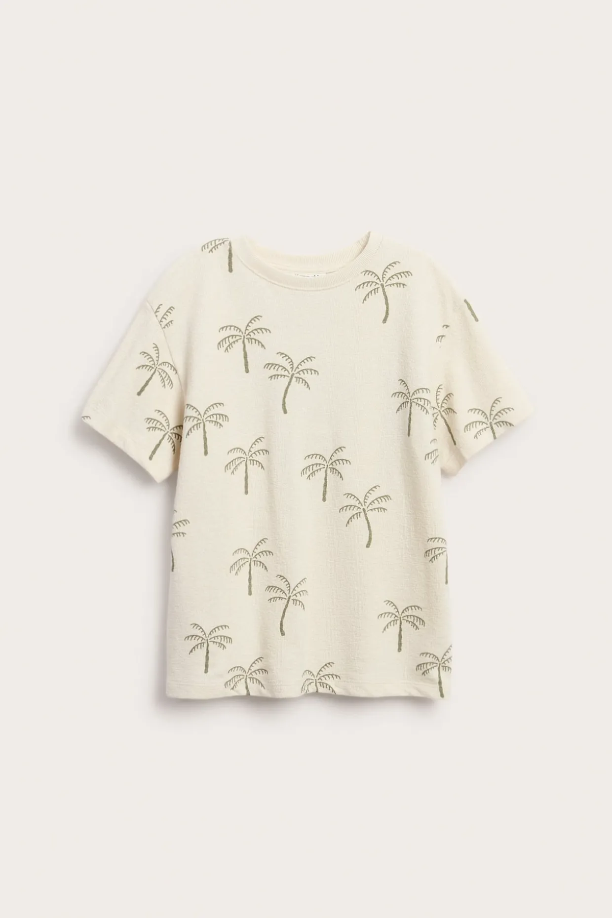 Wzorzysty t-shirt z bawełny